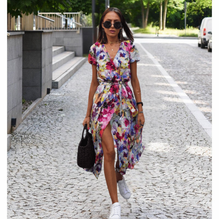 Theresita - Virágos Nyári Ruha