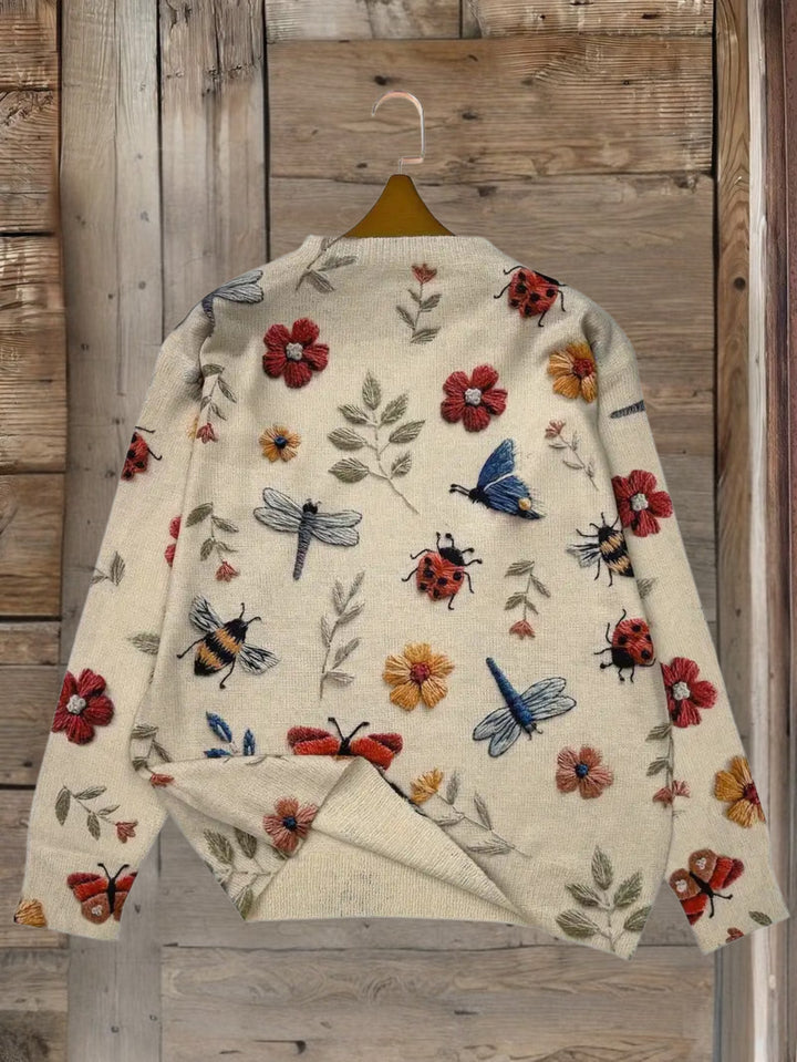 Dorenda – Alkalmi Hosszú Ujjú Kötött Pulóver