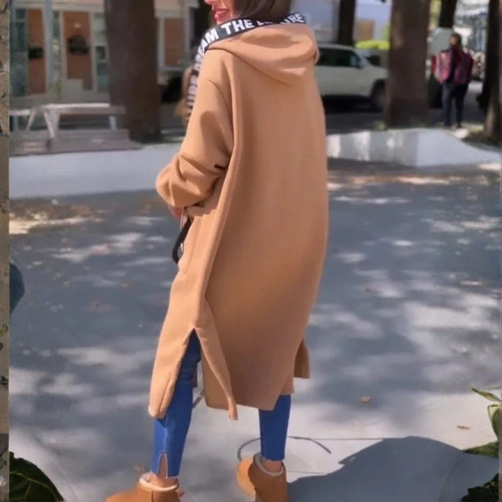 Kirteena – Kényelmes, Túlméretezett Kapucnis Kabát