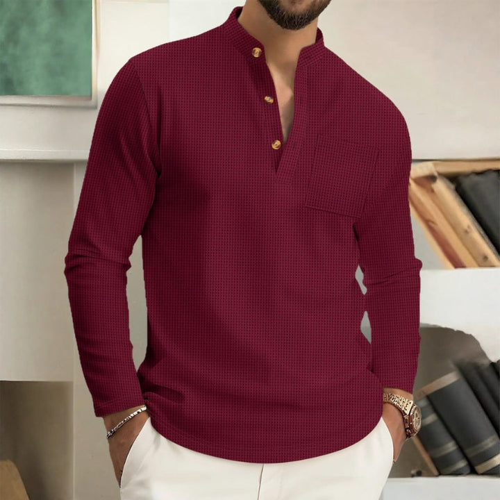 Elad - Időtlen Lenvászon Ing Modern Stílusban