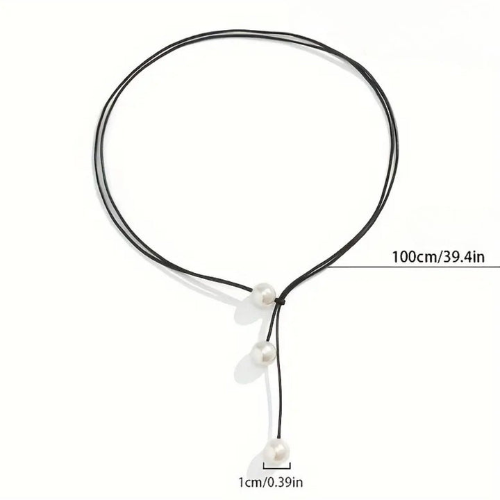 Lullia - Egyszerű Viaszfonal Geometrikus Nyaklánc