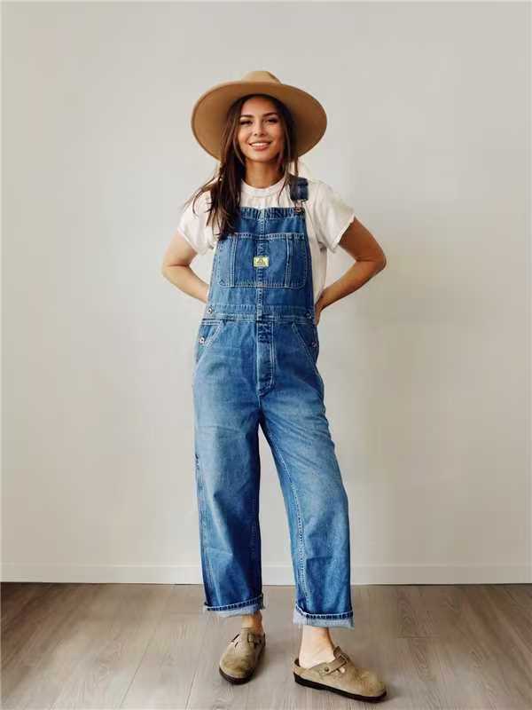 Jonelle - Denim Nadrágszárnyas Overall
