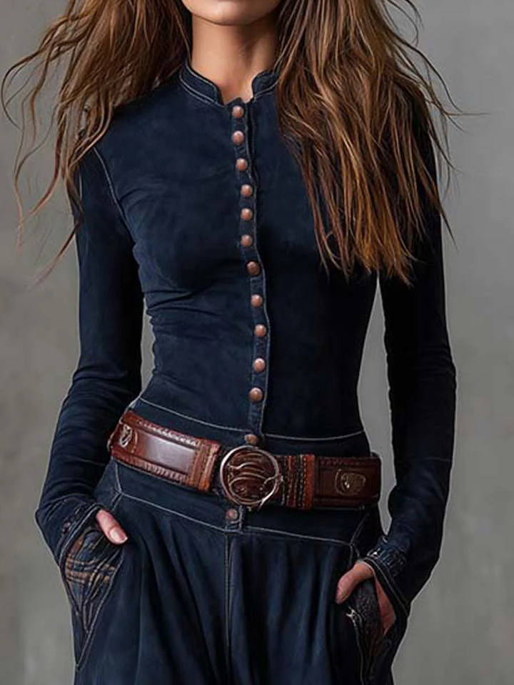 Fringilla – Hosszú Vintage Kockás Szűk Ruha