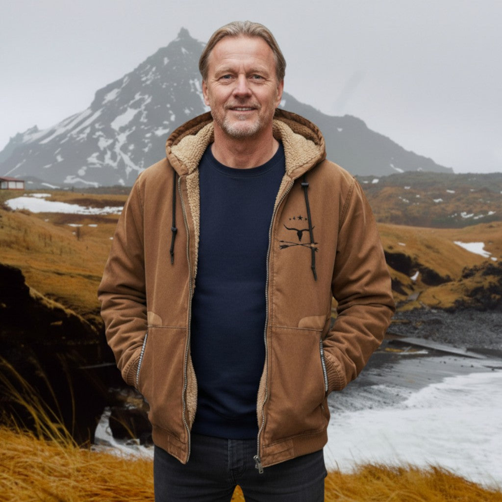 Zaliv – Stílusos Kapucnis Barn Kabát