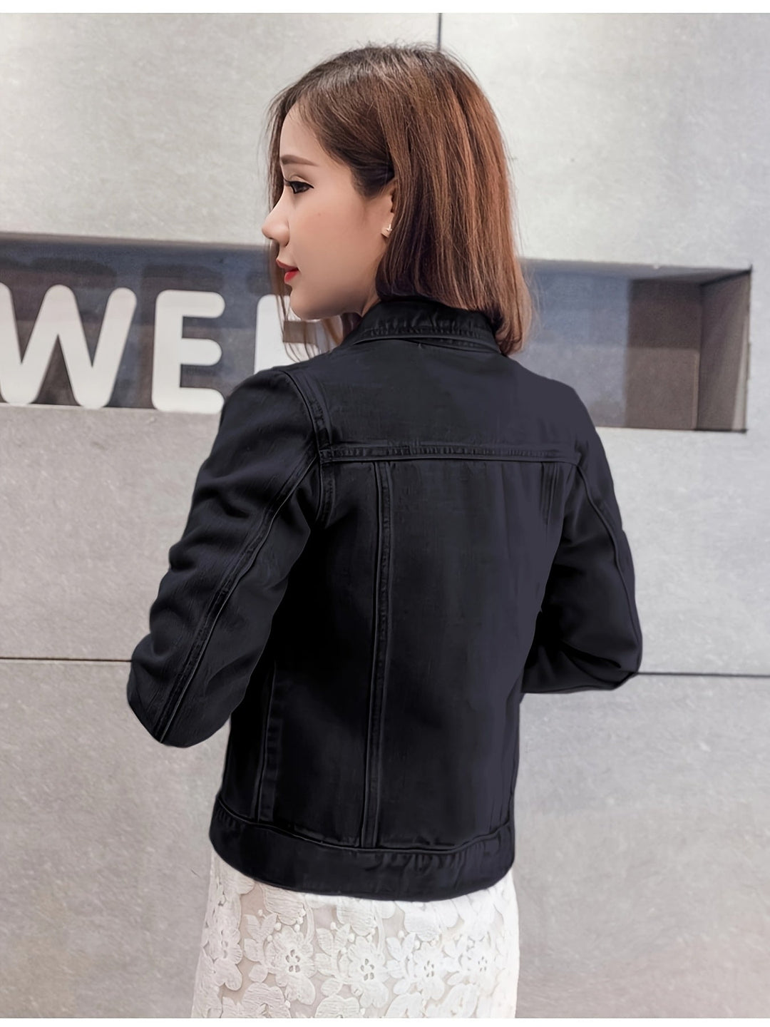 Rosalyn - Boho Stílusú Rövid Ujjú Farmerdzseki