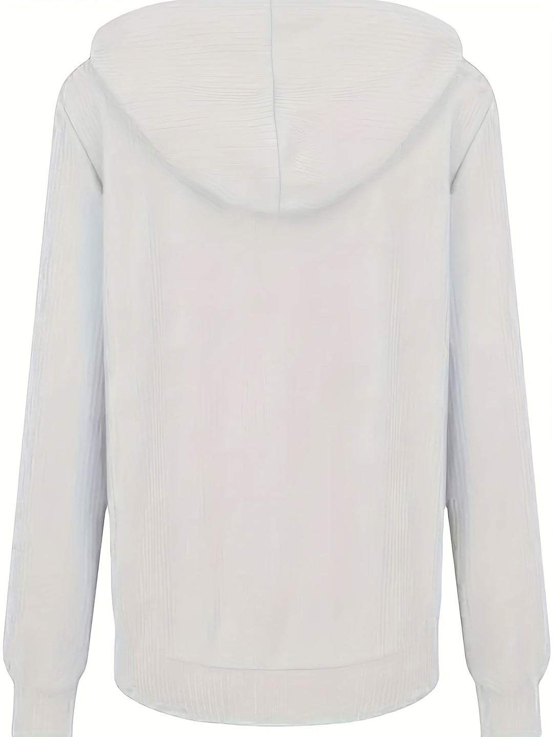 Moira - Hosszú Ujjú, Cipzáras, Húzózsinórral Ellátott Kapucnis Pulóver