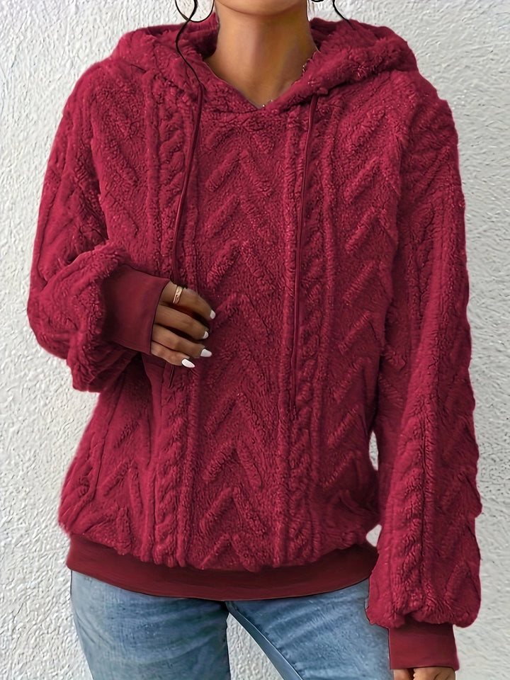 Andrine - Hosszú Ujjú Kapucnis Kabát