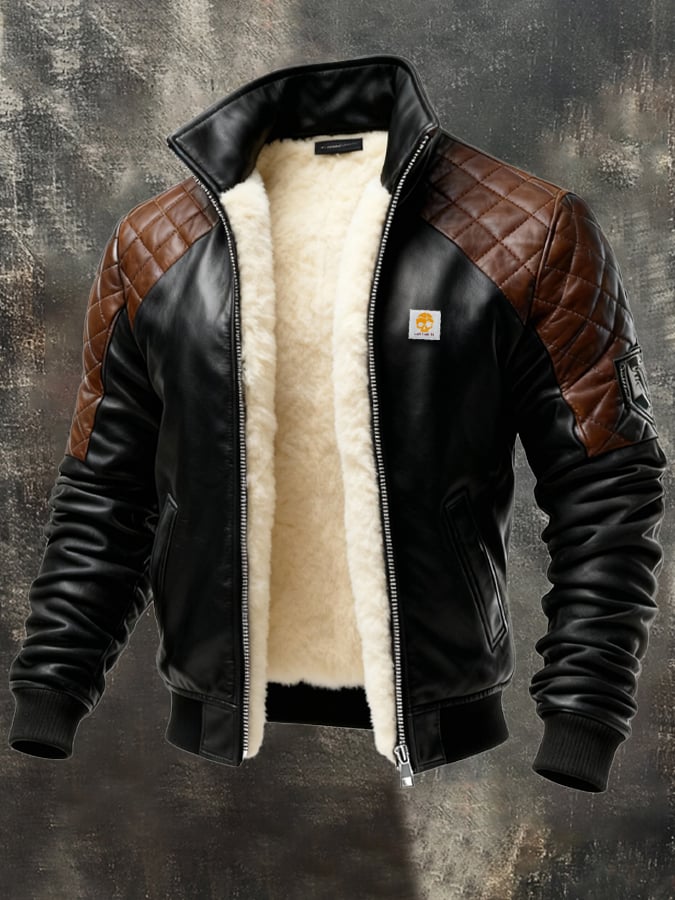 Enzo - Steppelt, Plüss Bélésű Bőrdzseki