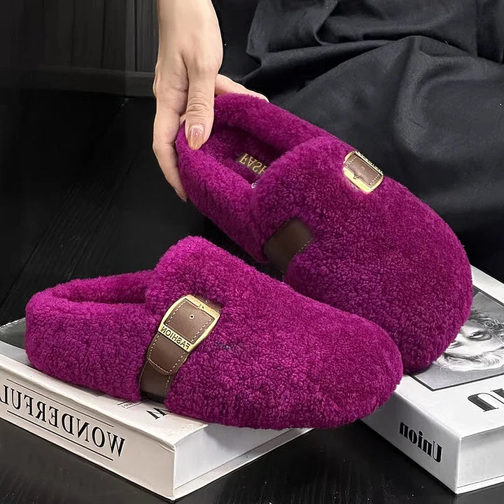 Zilvia - Meleg Báránygyapjú Cipő Tündér Stílusban