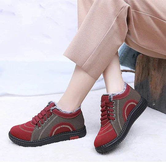 Triss - Téli Pamut Csizma Polár Béléssel