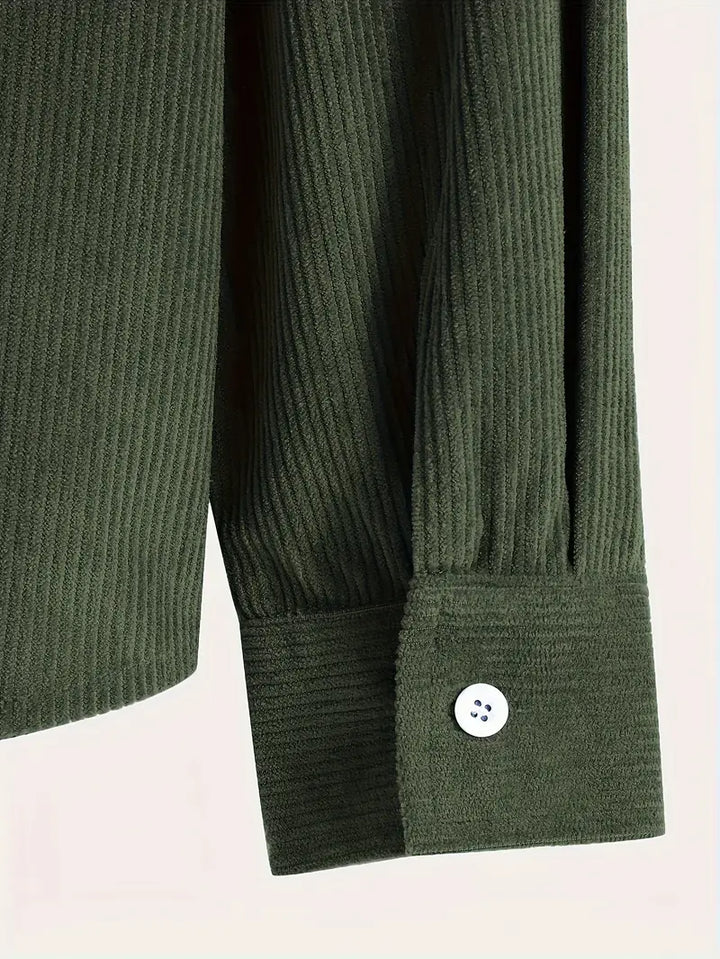 Costas - Kordbársony Textúrájú Kapucnis Pulóver