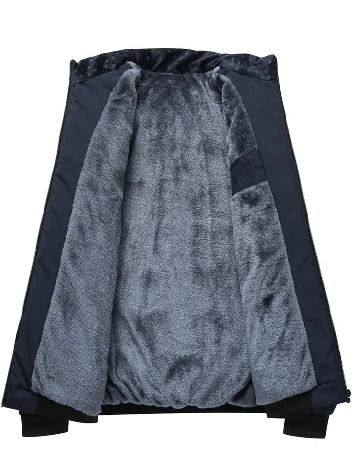 Bavuma - Alkalmi Poliészter Kabát Cipzárral