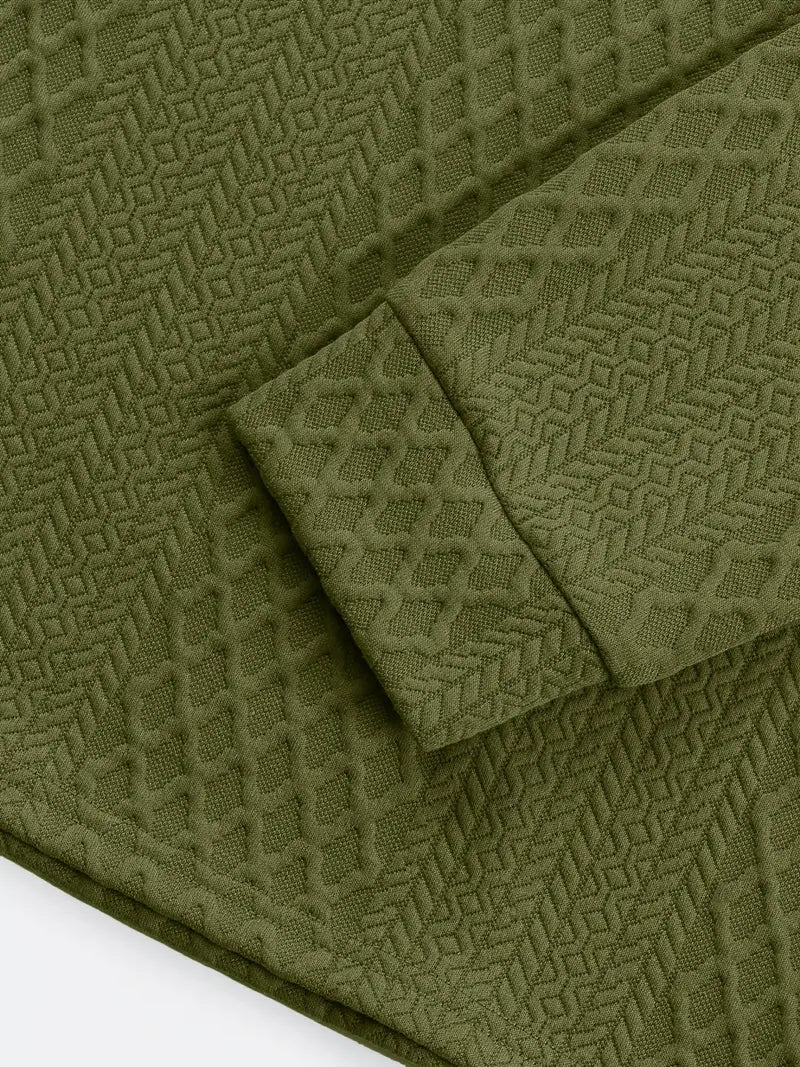 Benoit - Lior Texturált Póló Jacquard Gallérral