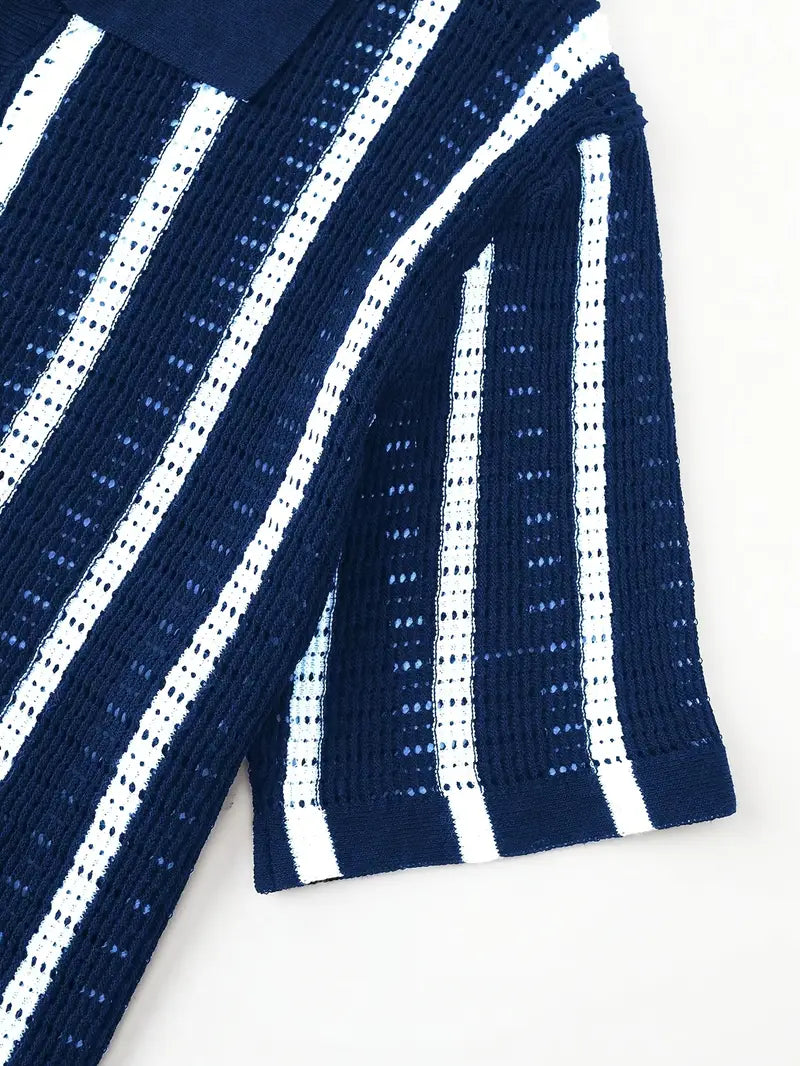 Cordell - Lélegző Rövid Ujjú Pulóver