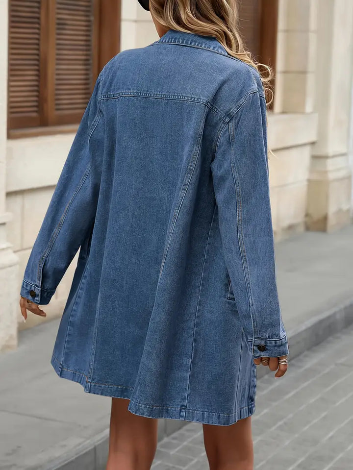 Tacie - Dénim Dzseki Elülső Zsebekkel