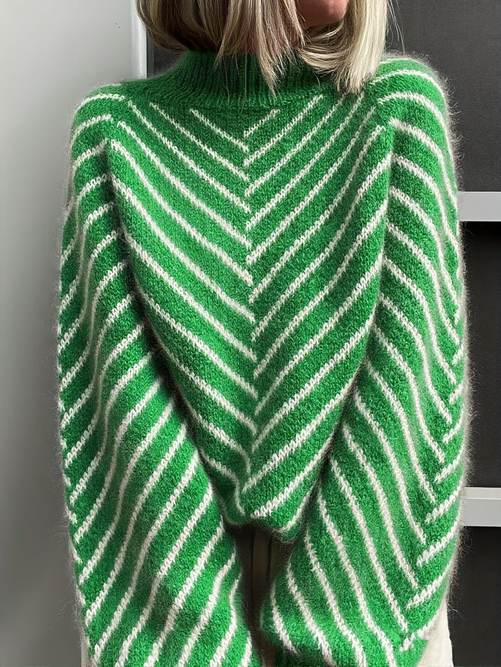 Klarysa – Alkalmi Hosszú Ujjú Kötött Pulóver