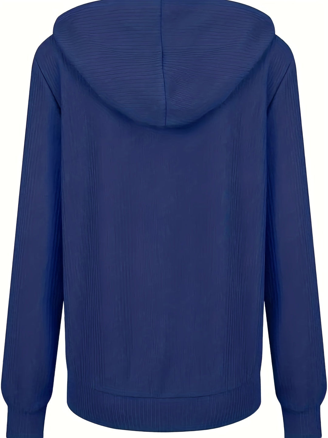 Moira - Hosszú Ujjú, Cipzáras, Húzózsinórral Ellátott Kapucnis Pulóver