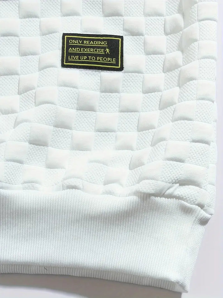 Stafford – Alkalmi Kockás Textúrájú Pulóver