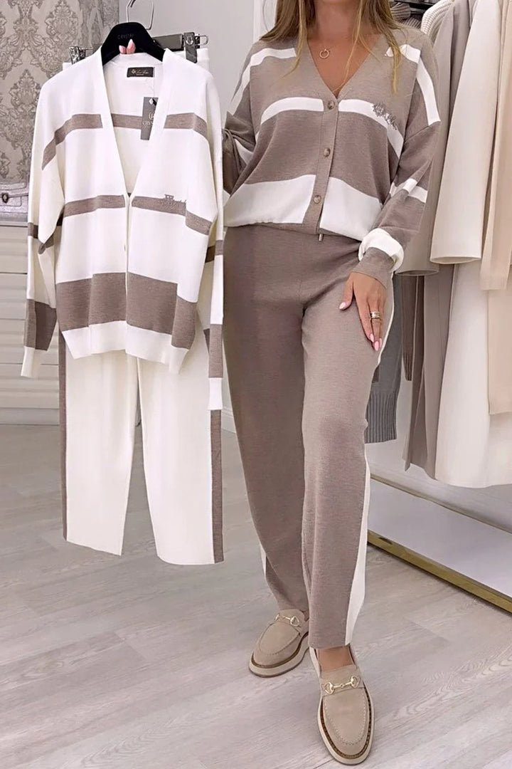 Fridolina - Divatos Kötött Kétrészes Szett