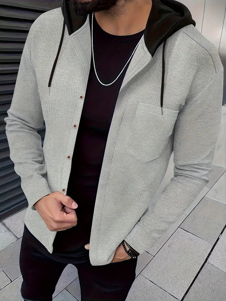 Johnathan – Alkalmi Kapucnis Kabát Zsebbel