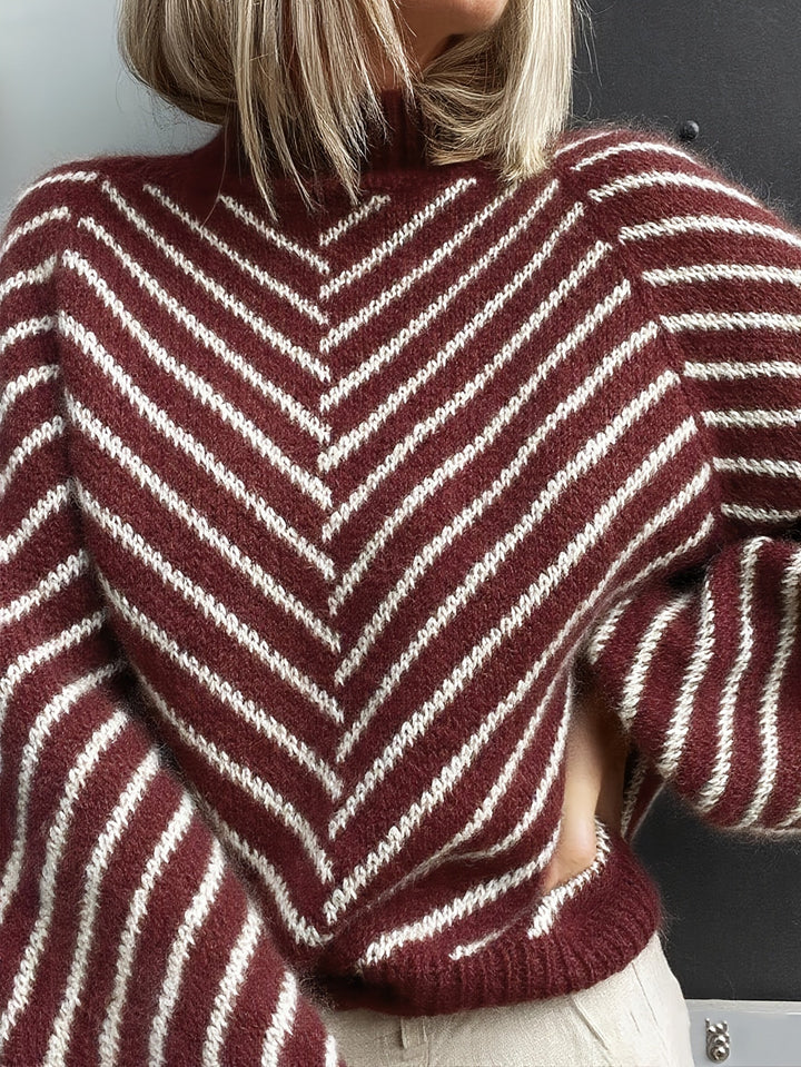 Klarysa – Alkalmi Hosszú Ujjú Kötött Pulóver