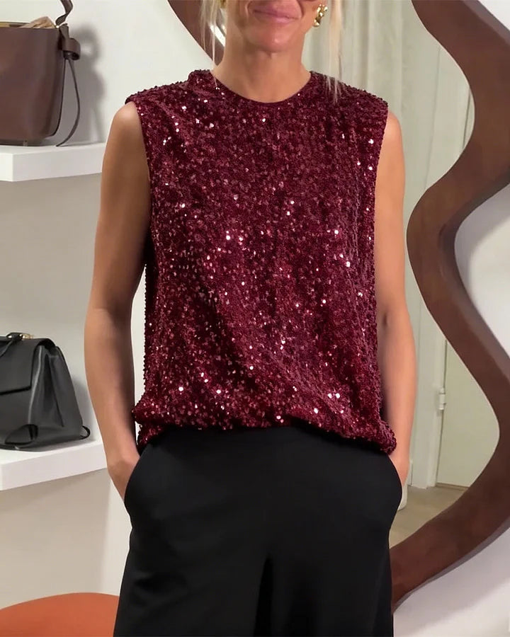 Shinobu - Divatos Flitteres Póló