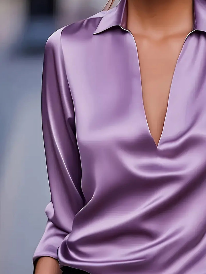 Nadene -  Prémium V-Nyakú Blúz