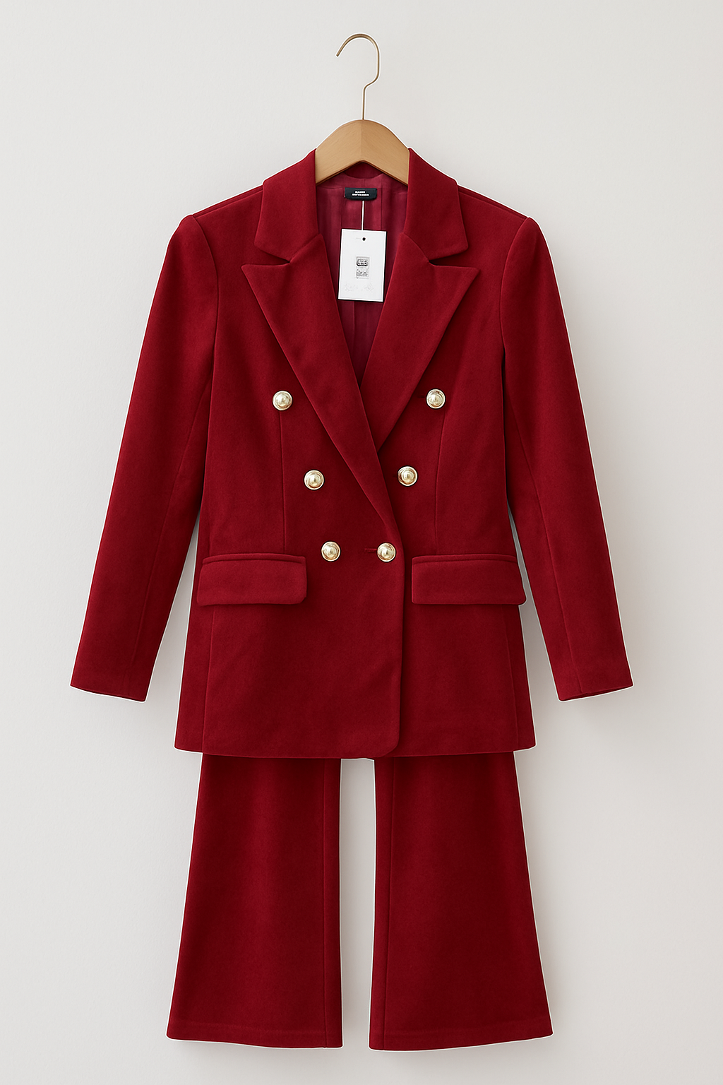 Dimitra – Bársonyos Kétsoros Blézer Szett