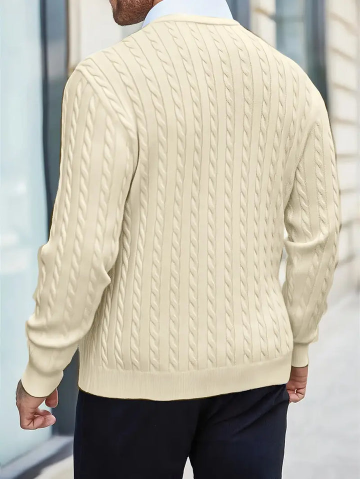 Jonty – Kötött Hosszú Ujjú Garbós Pulóver