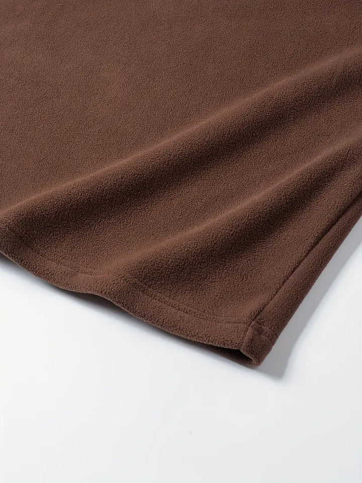 Lamar - Hosszú Ujjú Izzadság Ing Félcipzárral