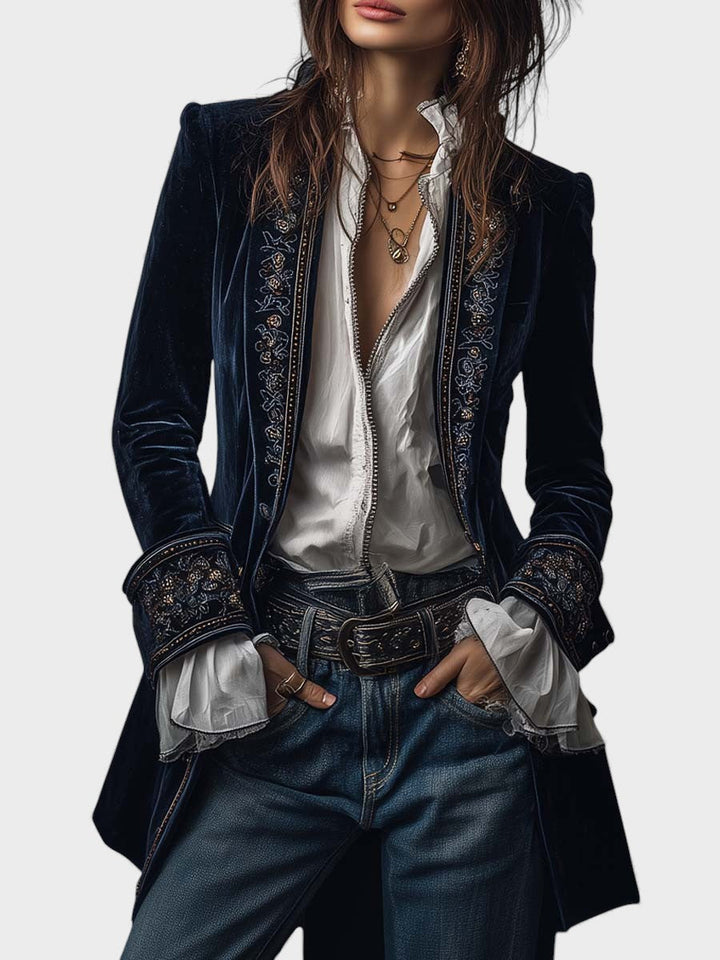 Cezara - Elegáns Polár Kabát