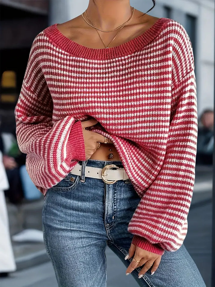 Nilufer - Alkalmi Kötött Pulóver Télre