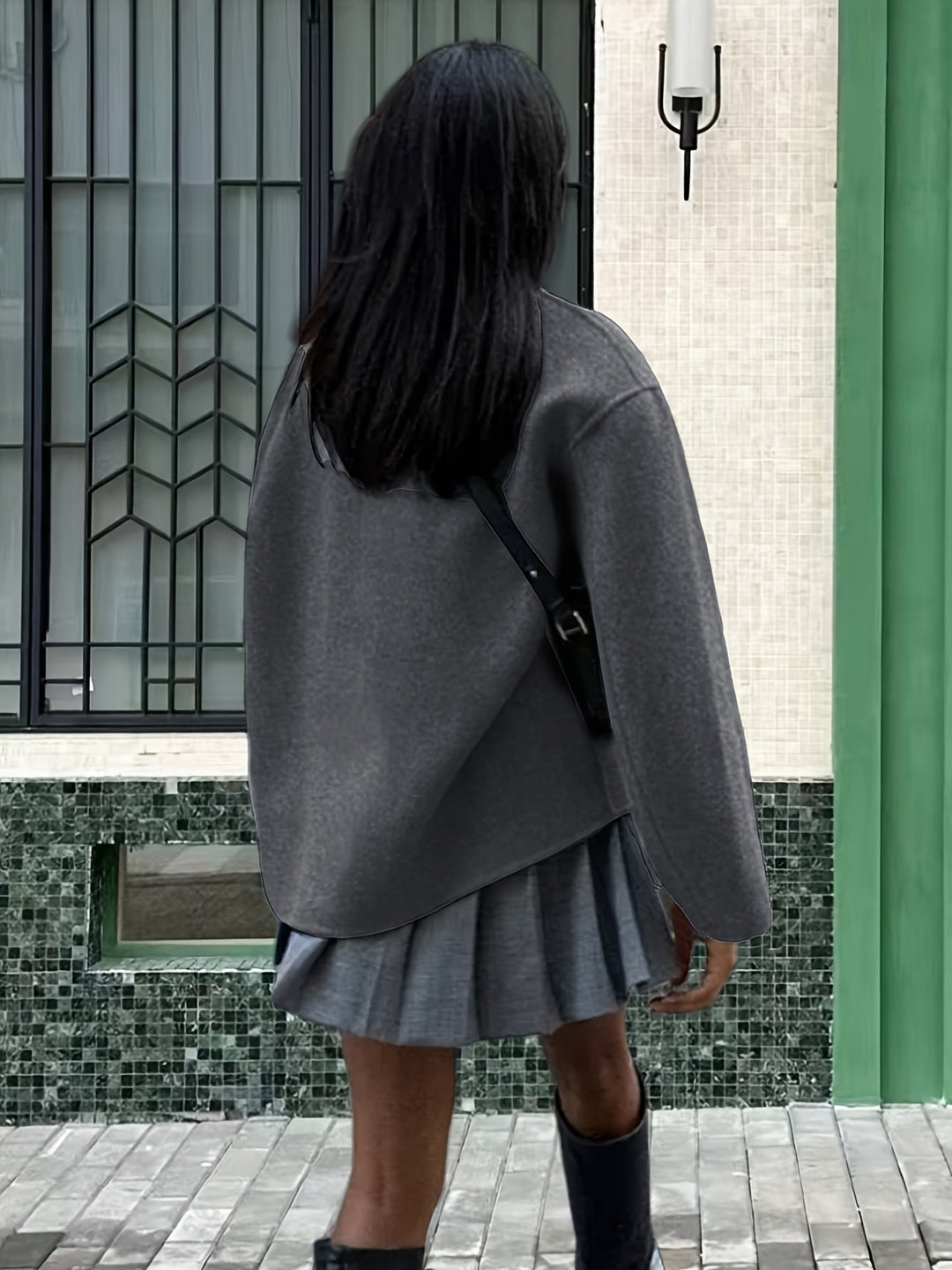 Deanne - Elegáns Kétsoros Bézs Kabát