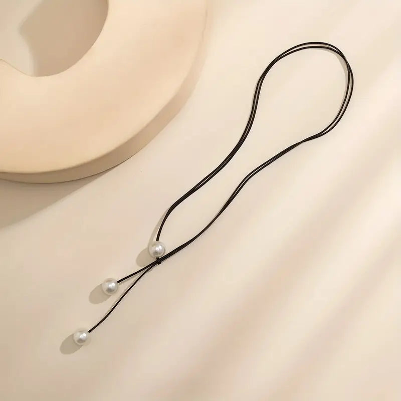 Lullia - Egyszerű Viaszfonal Geometrikus Nyaklánc