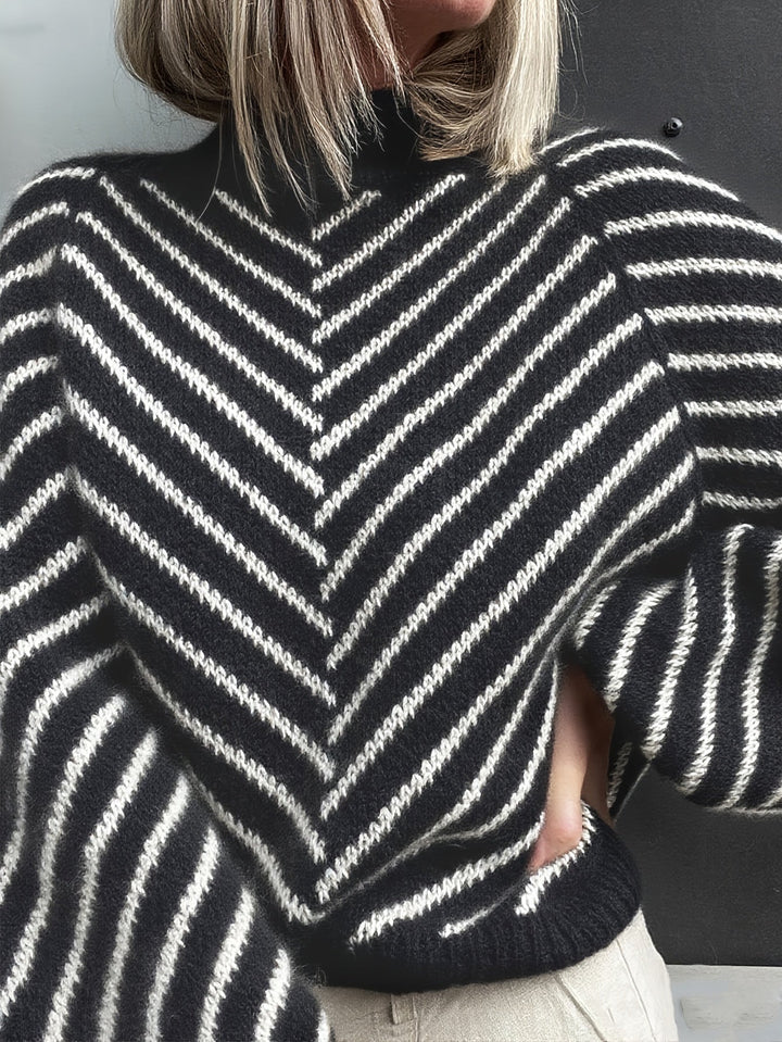 Klarysa – Alkalmi Hosszú Ujjú Kötött Pulóver