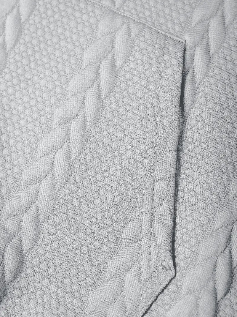 Justus - Hosszú Ujjú Kapucnis Kötött Pulóver