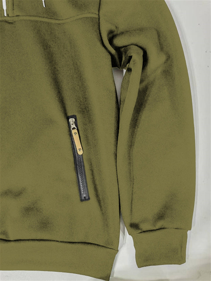 Mohinder - Alkalmi Hosszú Ujjú Kapucnis Pulóver