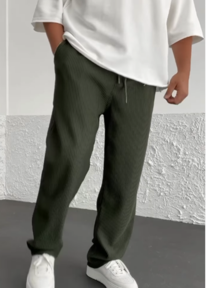 Wigand – Kényelmes Bordázott Spandex Nadrág