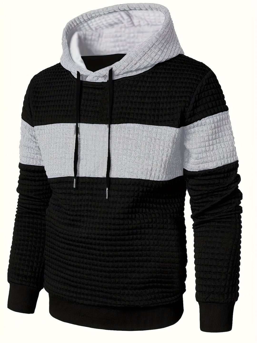 Fredric - Blokkoló Stílusos Kapucnis Pulóver