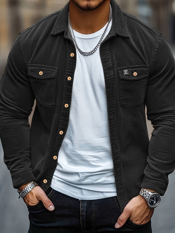 Felipe - Alkalmi Kordbársony Gombos Ing