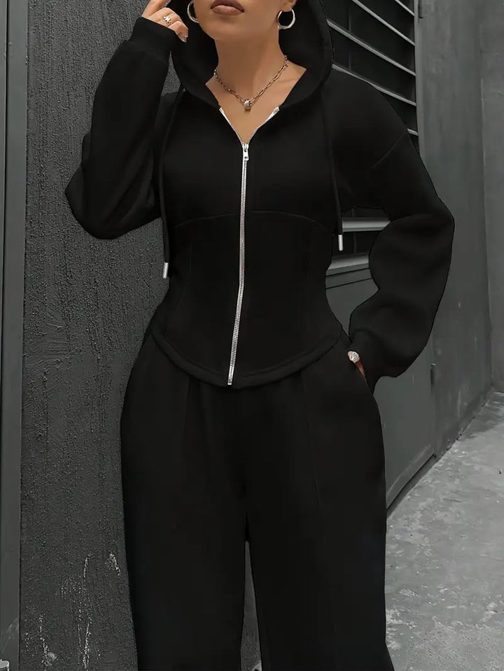 Nanci - Alkalmi Hosszú Ujjú Kétrészes Szett