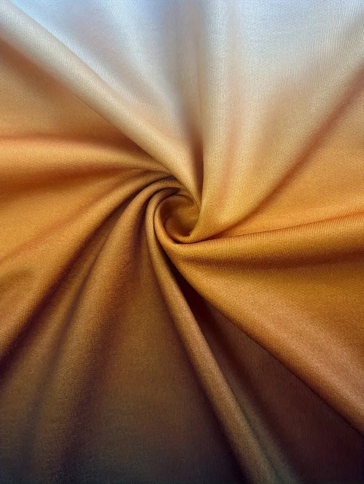 Areeqa - Színátmenetes Színű Húzózsinóros Kapucnis Pulóver