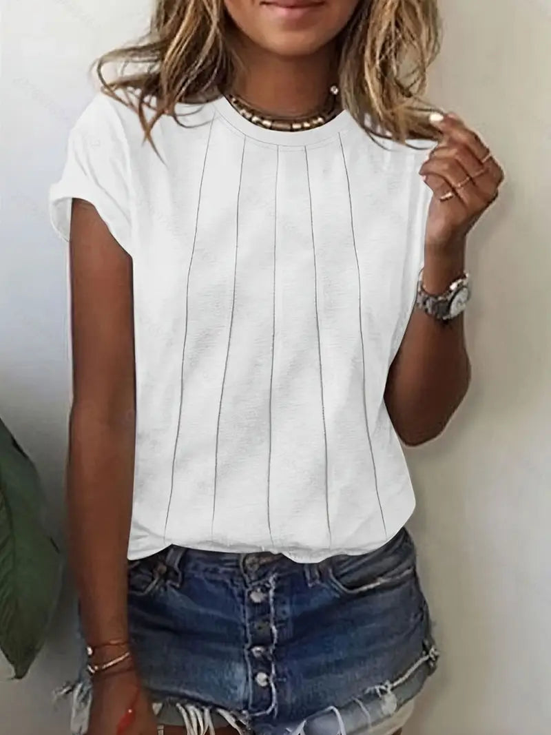 Vitaliya - Alkalmi Rövid Ujjú Póló