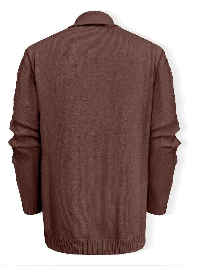 Hatem - Alkalmi Hosszú Ujjú Kötött Kardigán