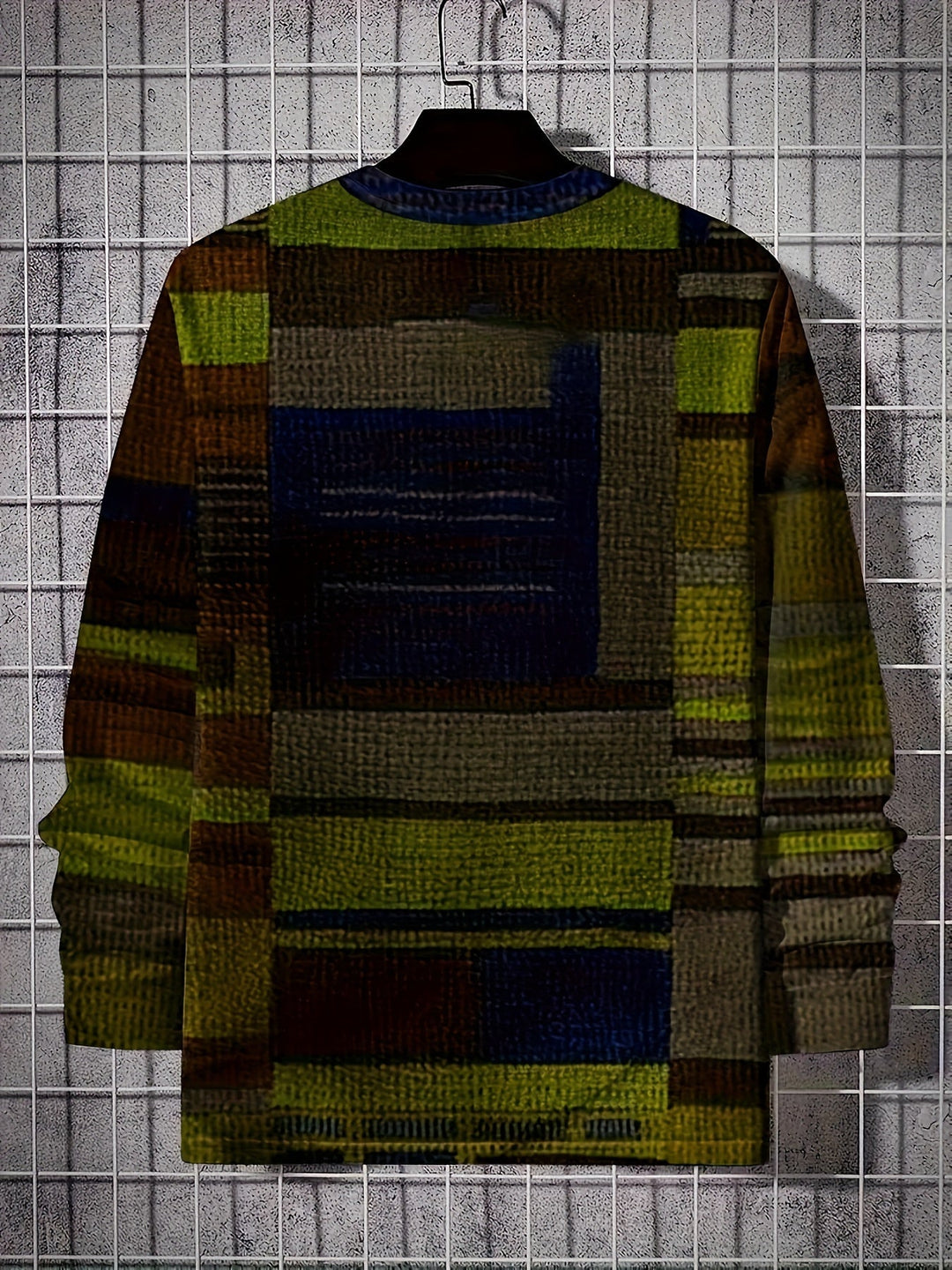 Calvin - Hosszú Ujjú Póló Blokkos Mintával