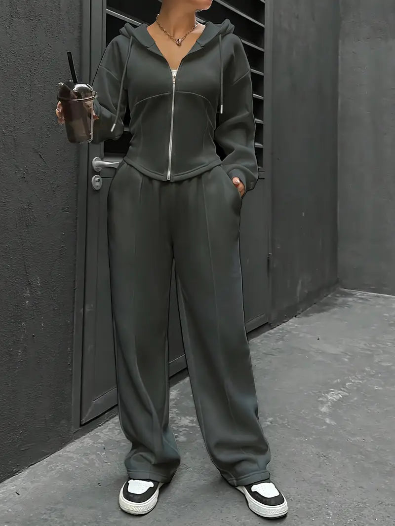 Nanci - Alkalmi Hosszú Ujjú Kétrészes Szett