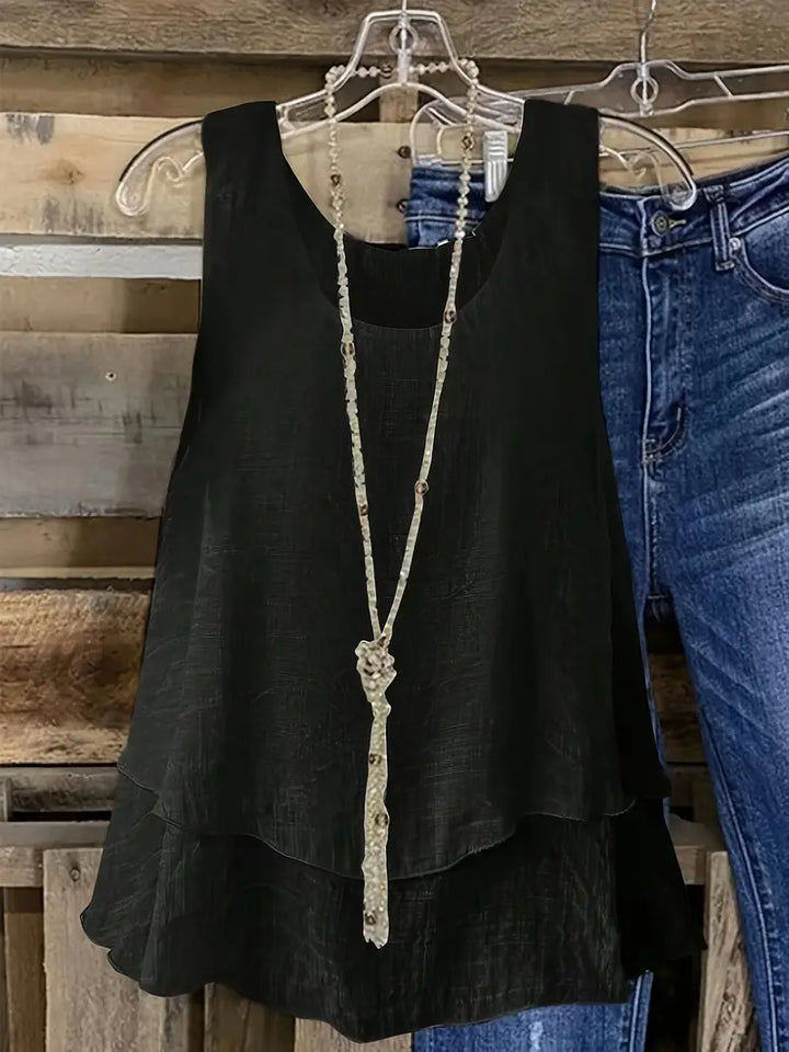 Cressida - Viszkóz Keverékből Készült, Fodros Póló