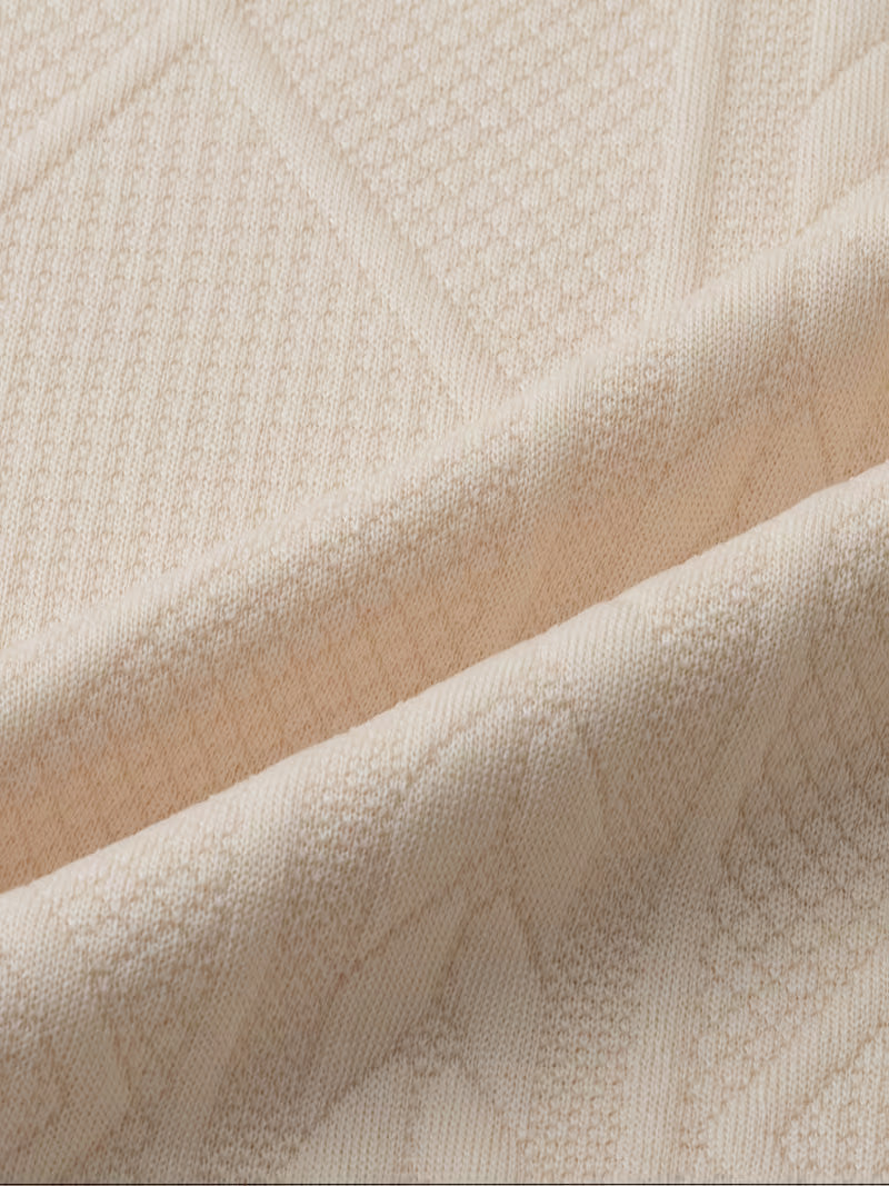 Pauleta - Alkalmi Hosszú Ujjú Kerek Nyakú Pulóver