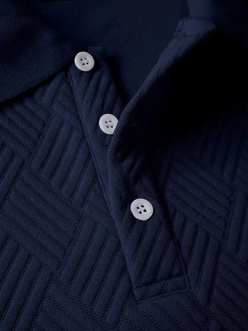 Kenric - Alkalmi, Texturált Gombos Ing