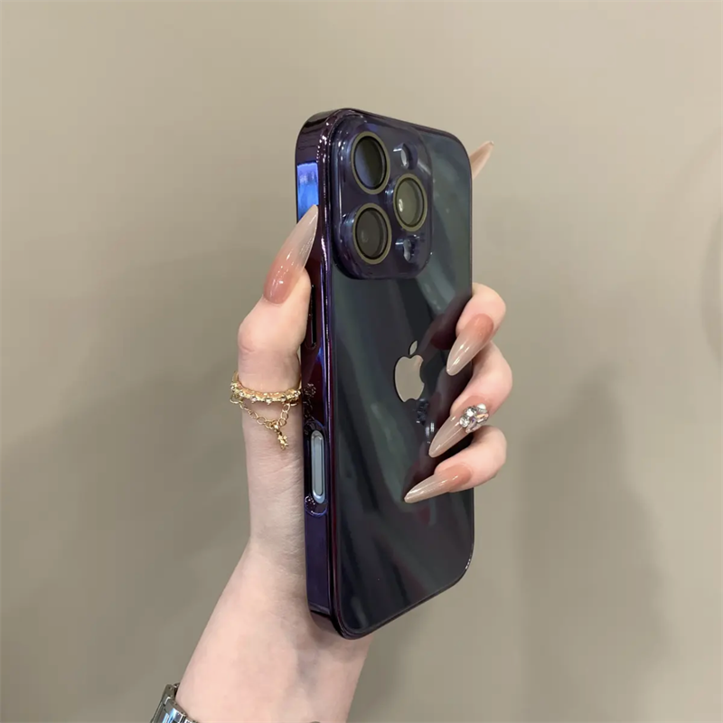 Chromelux – Prémium Galvanizált üveg Lencsetok iPhone Hoz